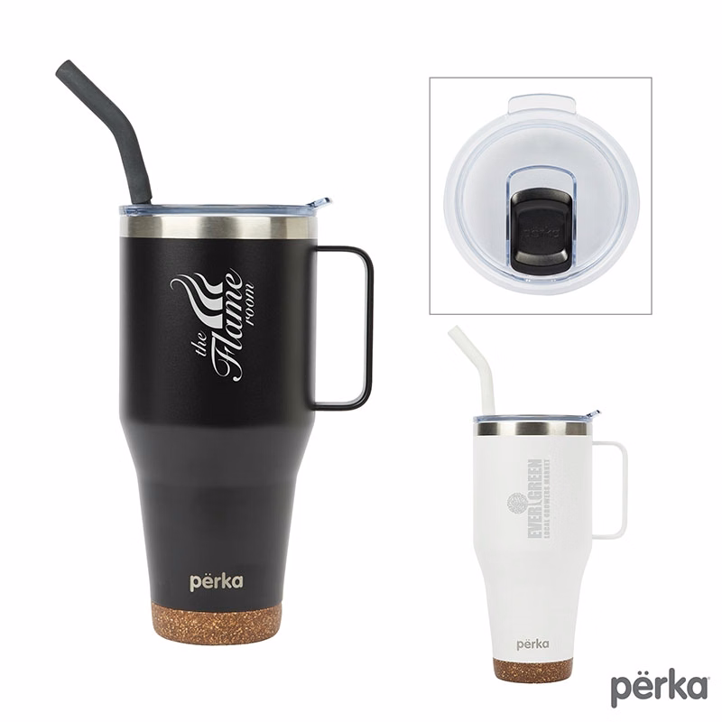 Perka® Hartford 40 oz. Double Wall, Stainless Steel Travel Mug