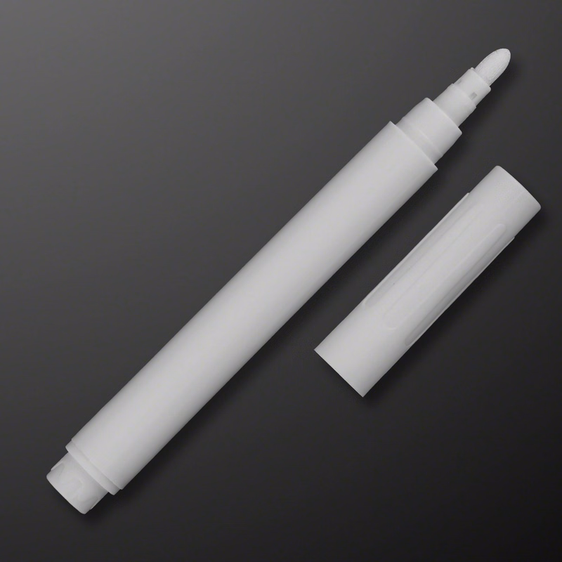 White Ink Marker For Light Badges and Cups
