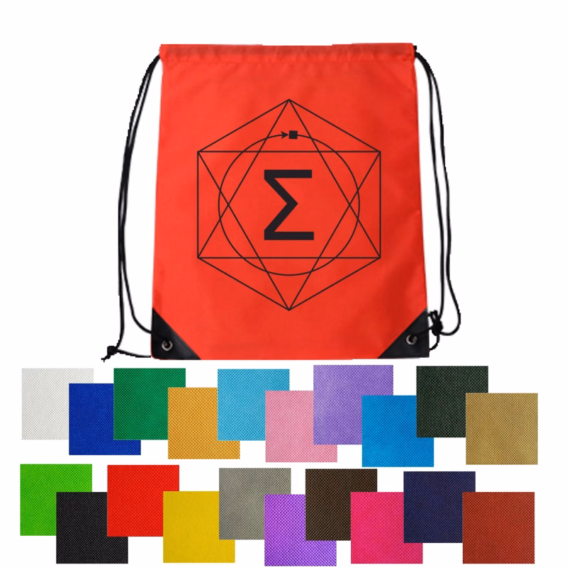 Polyester Outdoor Waterproof Drawstring Backpack