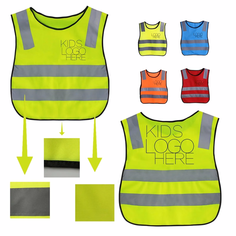 Kids Reflective Safety Vest MOQ50pcs