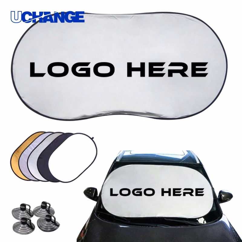 Foldable Car Windshield Sunshade With Suction Cup