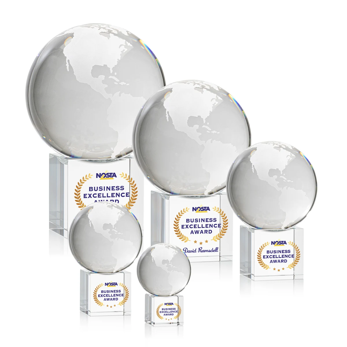 Globe on Cube VividPrint™ Award 1
