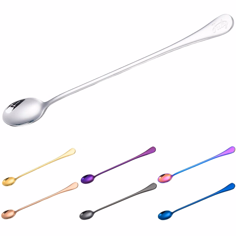 Long Handle Stainless Steel Mixing Spoon