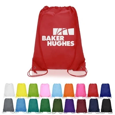 Classic Polyester Drawstring Backpack ( 14" X 16.5" ) 1