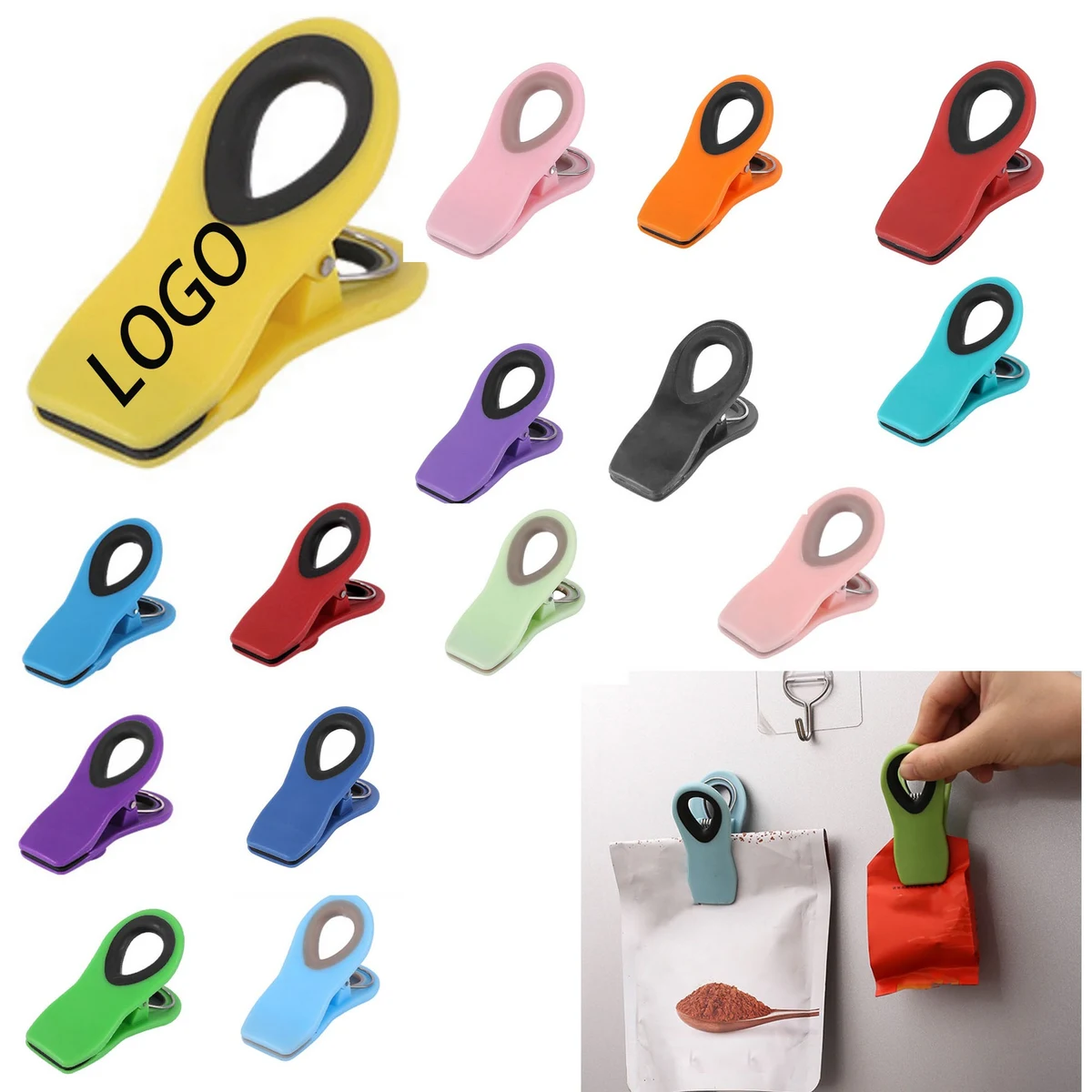 Magnetic Clips For Refrigerator 1