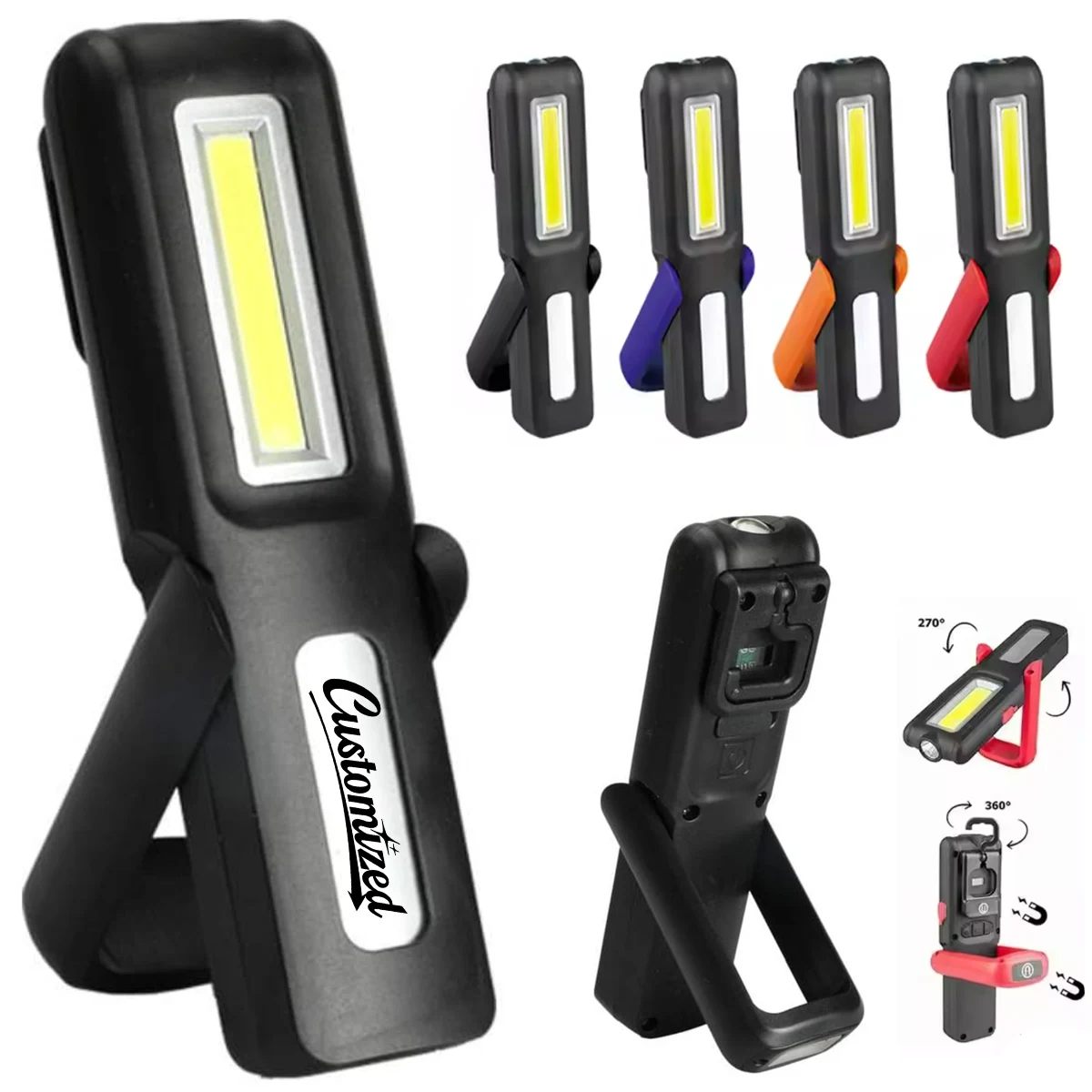 Battery level display Magnetic COB LED Work Light 1