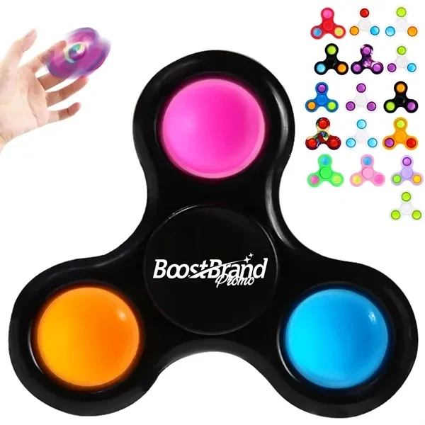 Custom Silicone Simple Dimple Fidget Toy with Pop Bubbles — Stress Relief 1