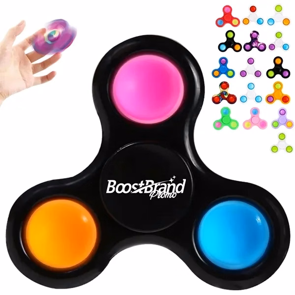 Custom Silicone Simple Dimple Fidget Toy with Pop Bubbles — Stress Relief