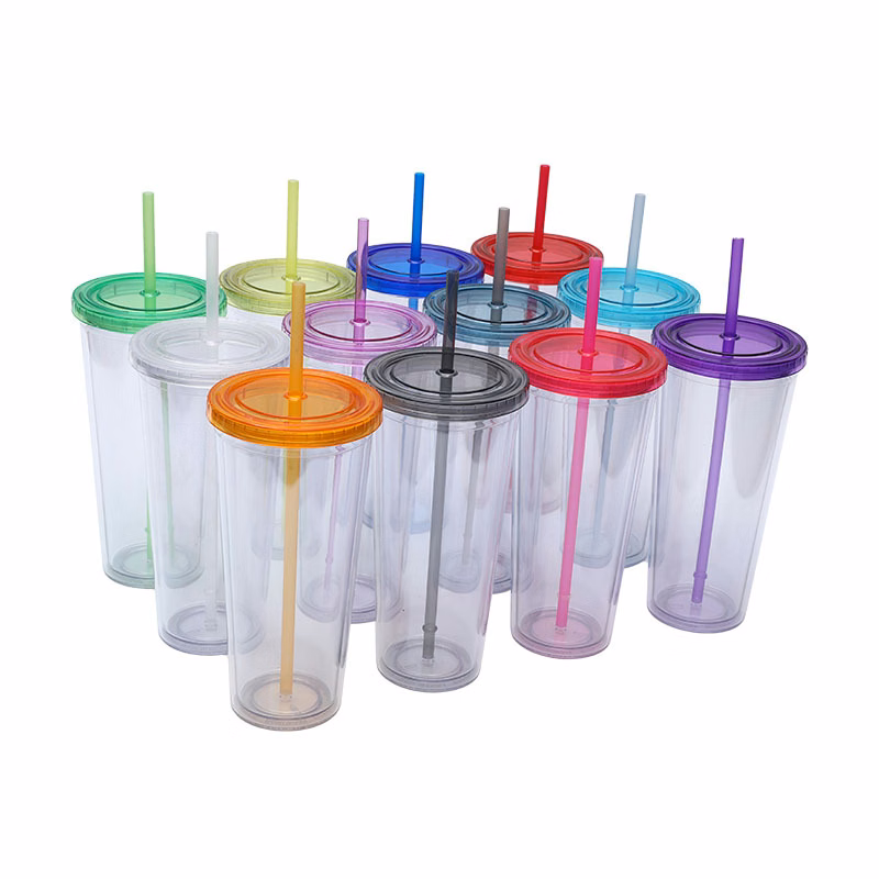 24oz Reusable Clear Tumbler