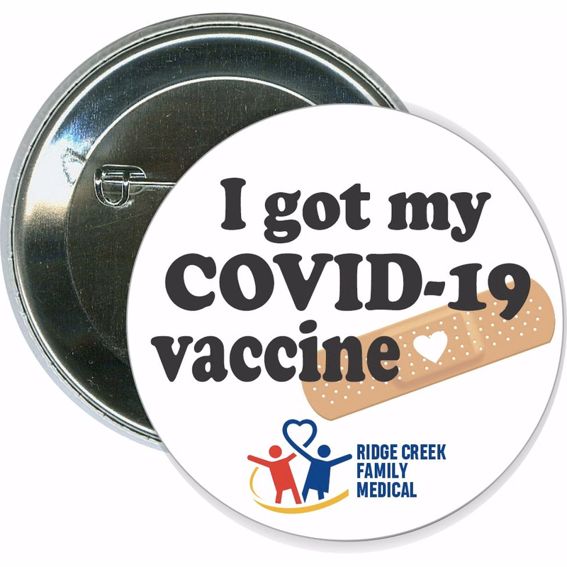I got my COVID-19 vaccine, Coronavirus Button