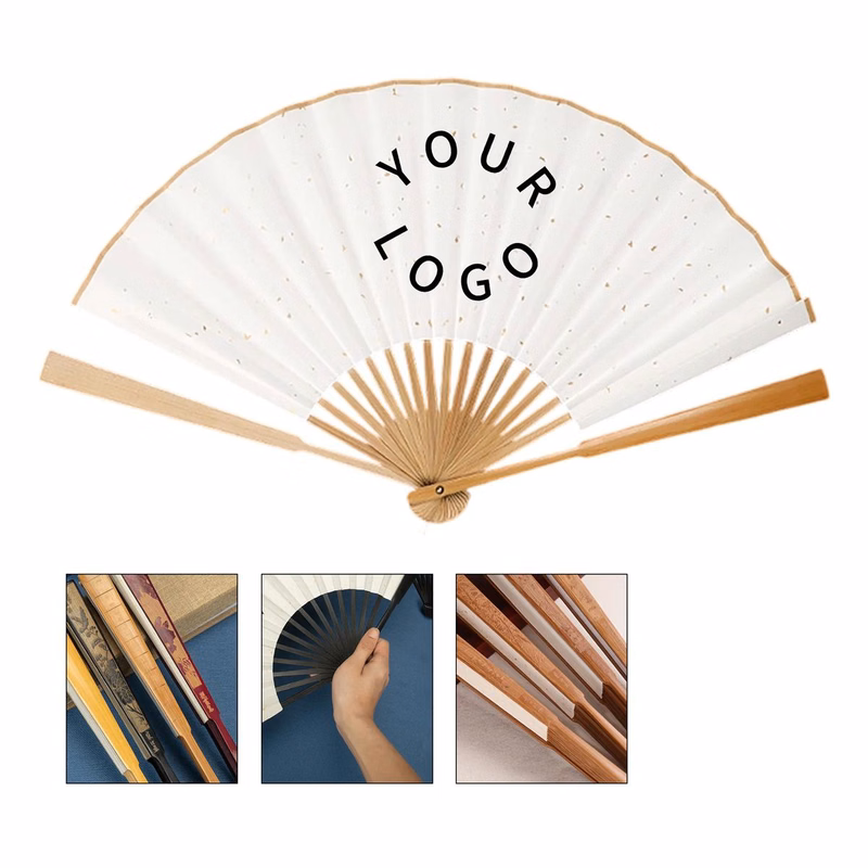 Lightweight Collapsible Paper Fan for Summer Use