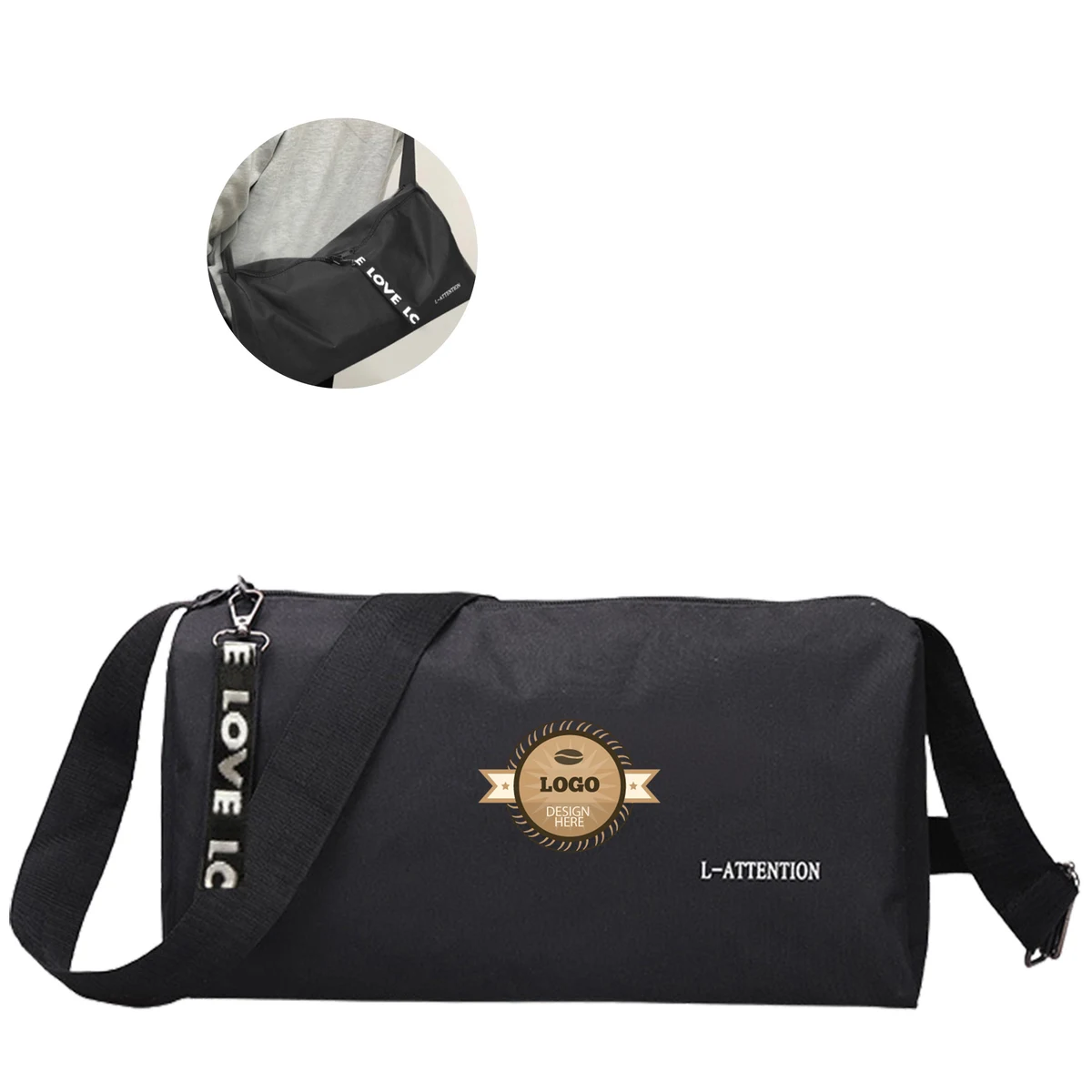 MOQ 50 Minimalist Travel Sling Bag for Fitness and Yoga 1