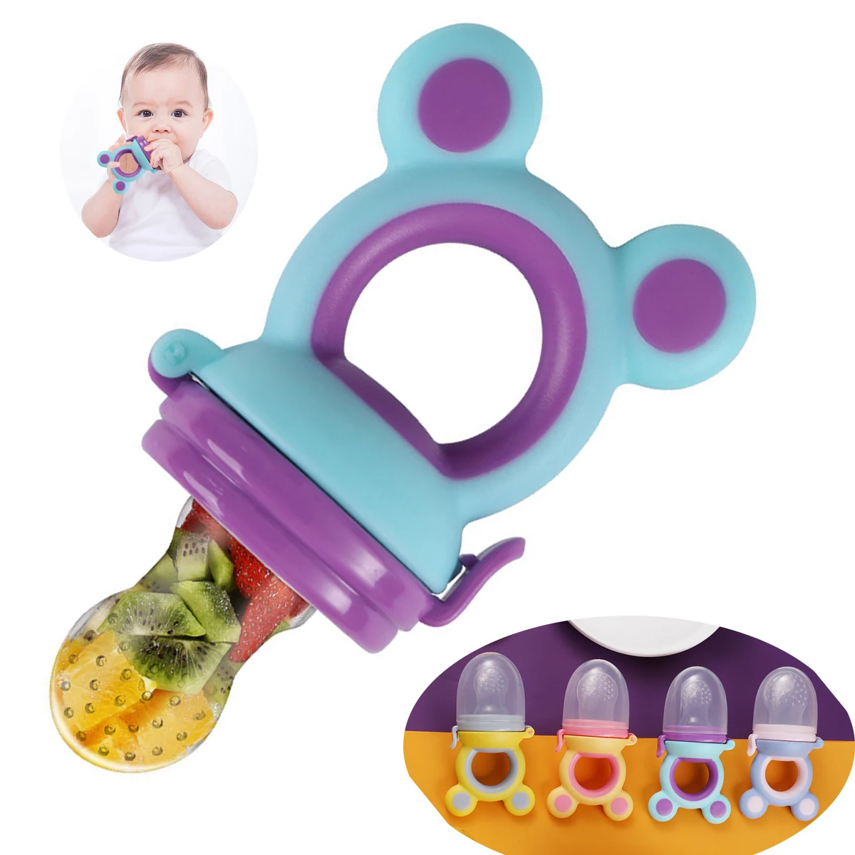 Baby Food Fruit Pacifiers 1