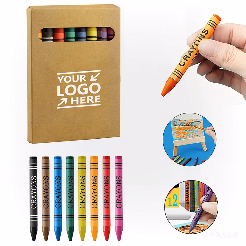 8-Color Safe Eco Friendly Crayon Set