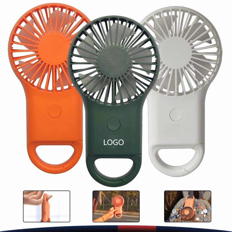 Mini Handheld Fan W/ Carabiner