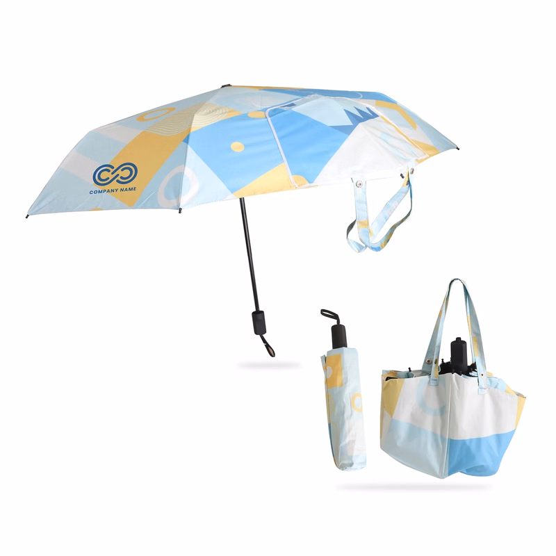 Full Color Coverage Handbag Folding Umbrella