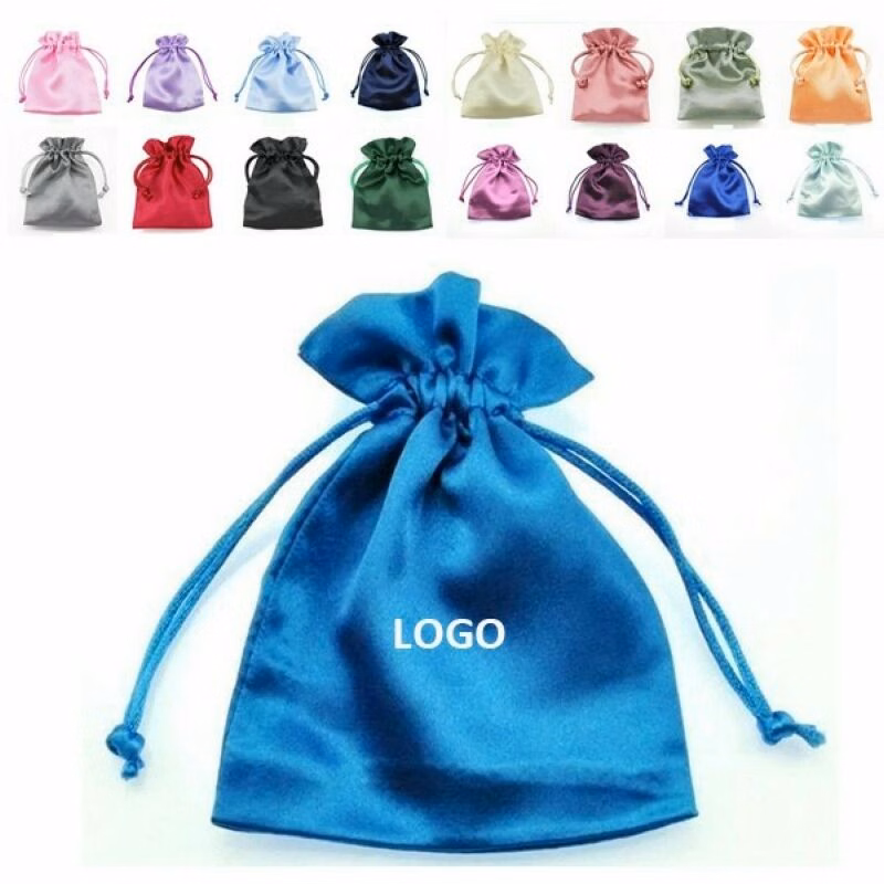 5" x 7" Drawstring Satin Gift Jewelry Bags

