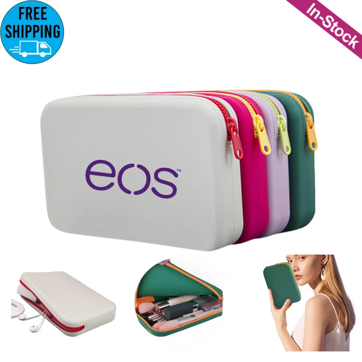 Silicone Makeup Bag, Tech Organizer Pouch 1