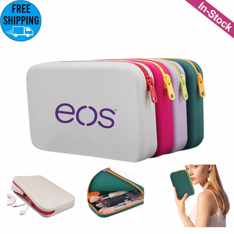 Silicone Makeup Bag, Tech Organizer Pouch
