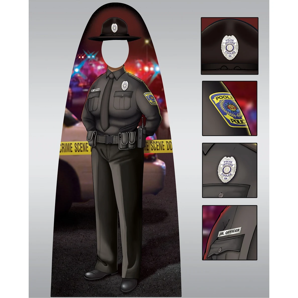 Custom Adult Size Female Trooper Officer Photo Prop 1