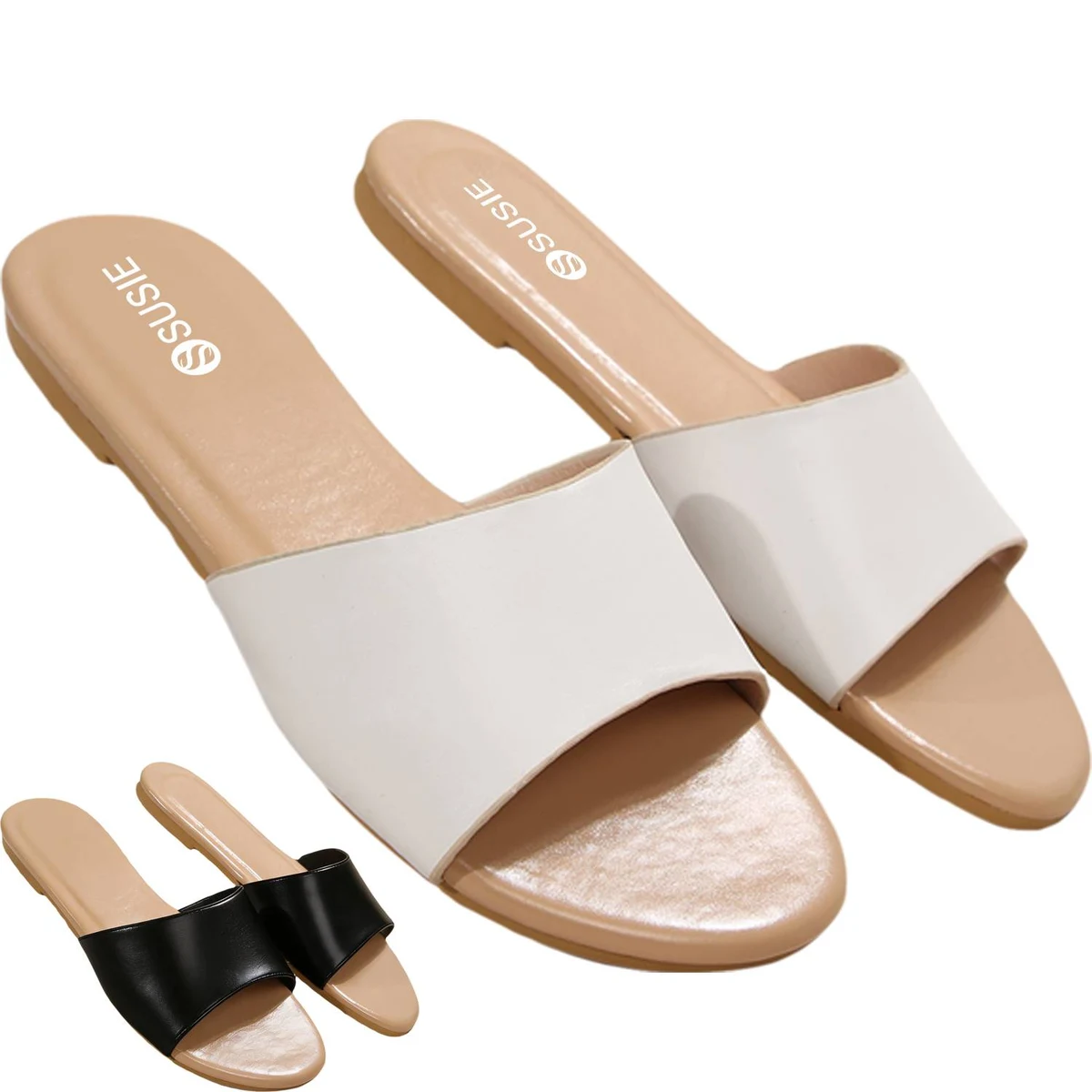 Women Round Toe Flat Slipper 1