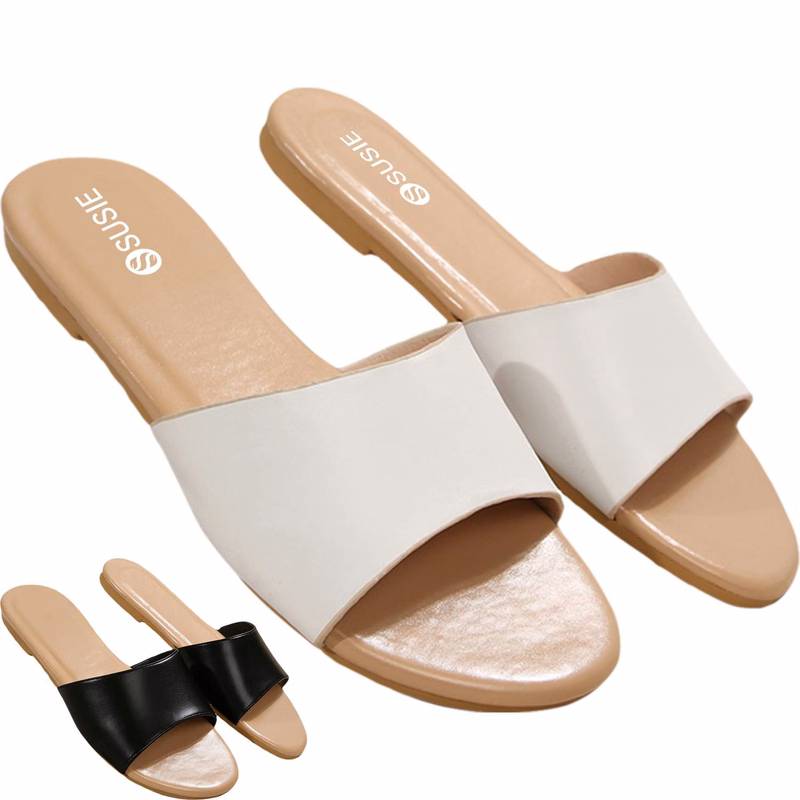 Women Round Toe Flat Slipper
