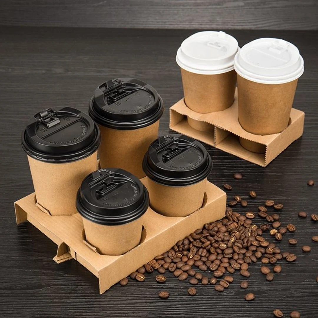 Kraft Paper Cup Holder 1