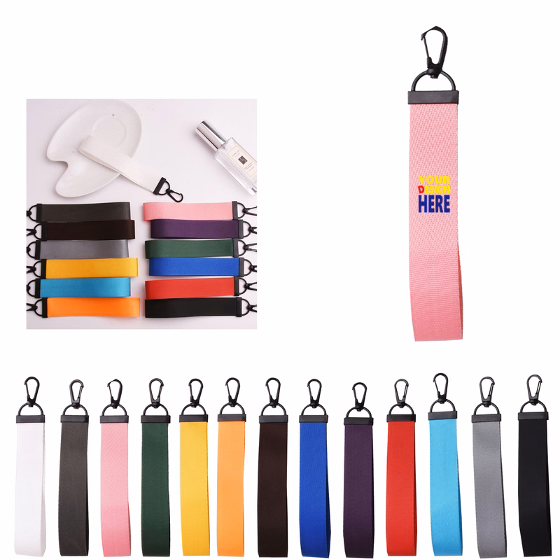 Customized Logo Ribbon Keychain Business Gift MOQ50
