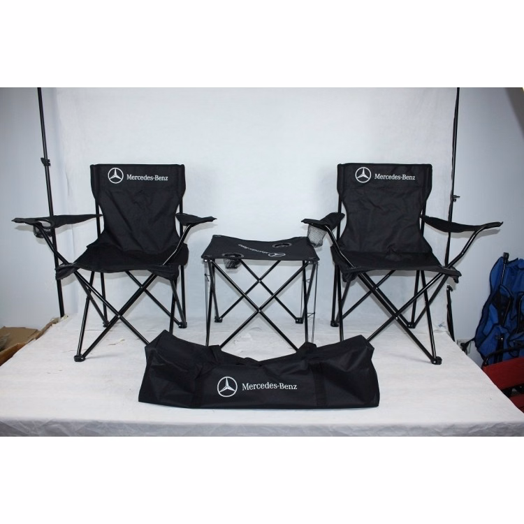 Steel Tube Structure Portable and Collapsible Camping Desk Sets