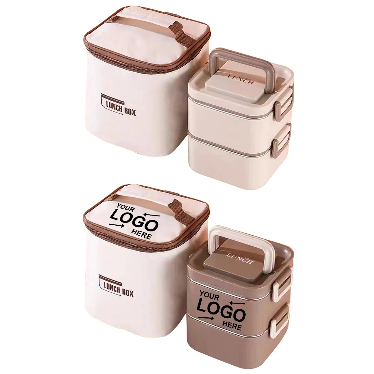 2 Layer Stainless Steel Lunch Container 1