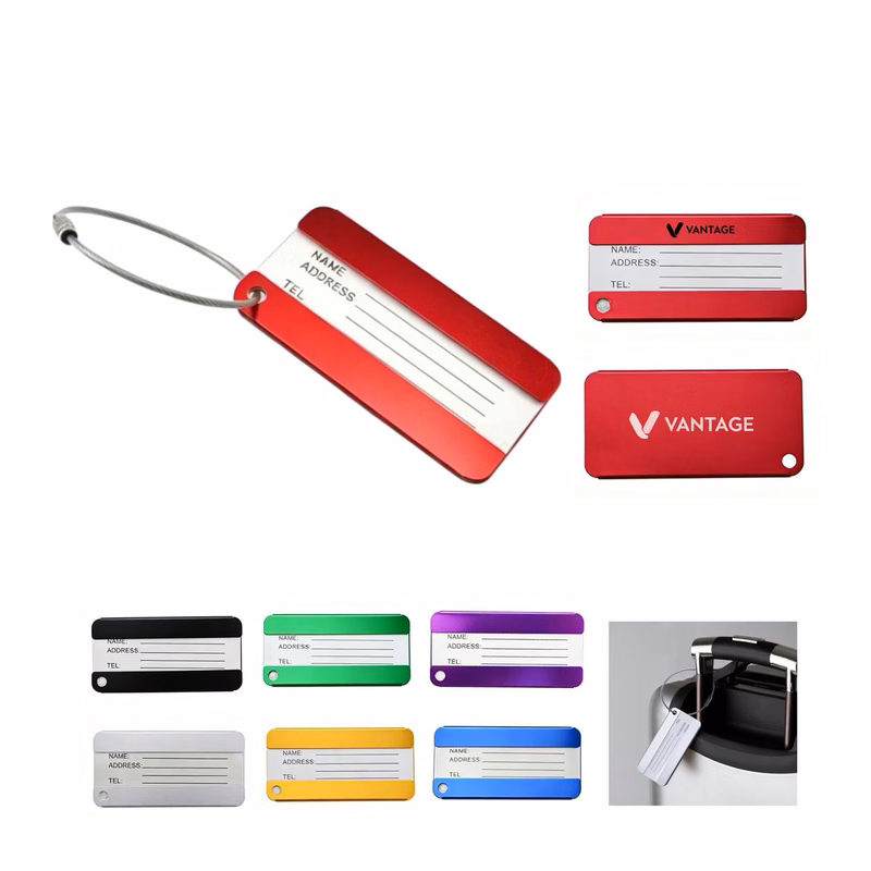 Aluminium Metal Luggage Tag