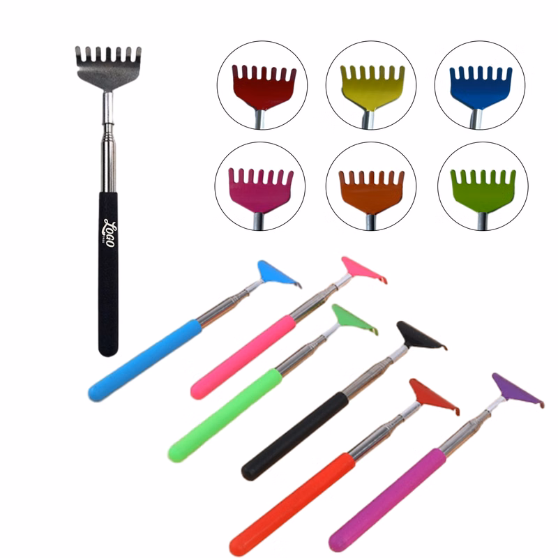 Custom Retractable Stainless Steel Back Scratcher