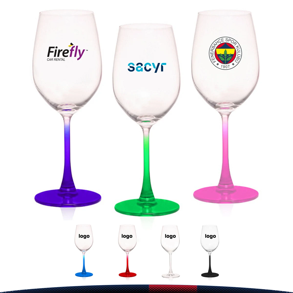13.25 oz. Dotu Crystal Wine Glasses 1