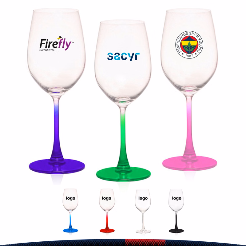 13.25 oz. Dotu Crystal Wine Glasses