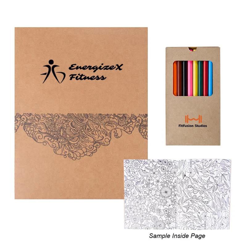 Secret Garden Adult Coloring Book With Colored Pencils 1