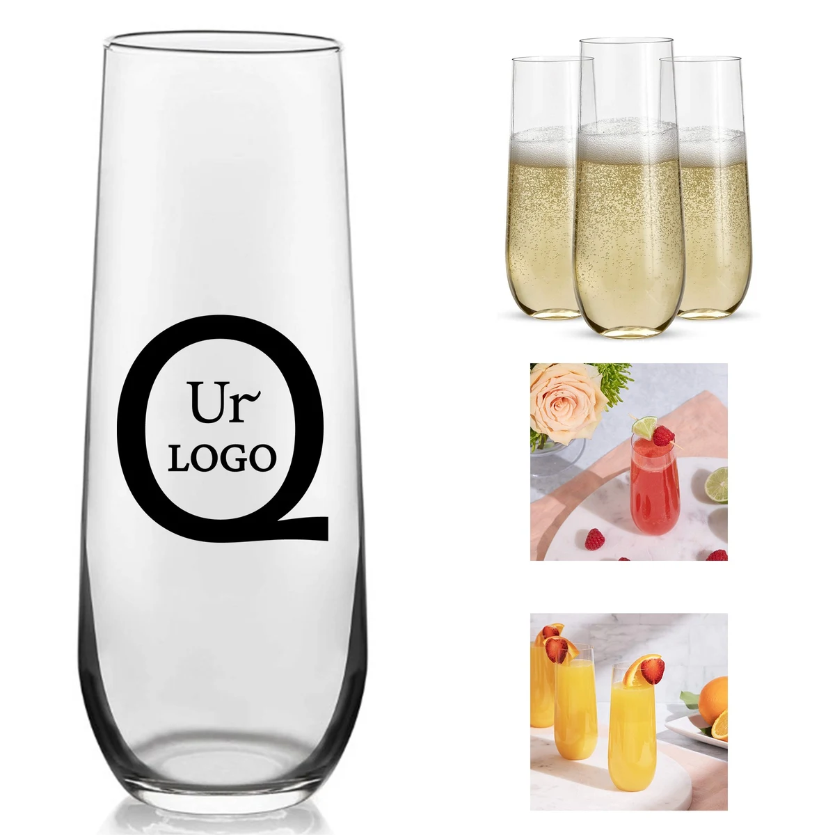 9 Oz Champagne Glasses 1