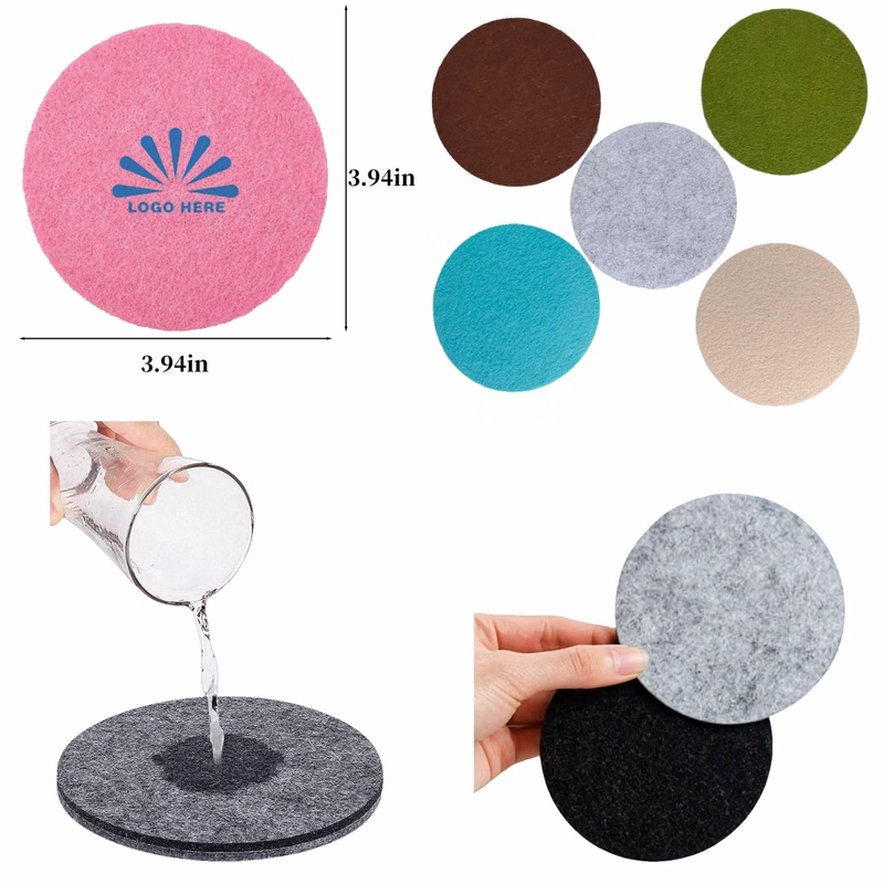 Round Felt Coaster