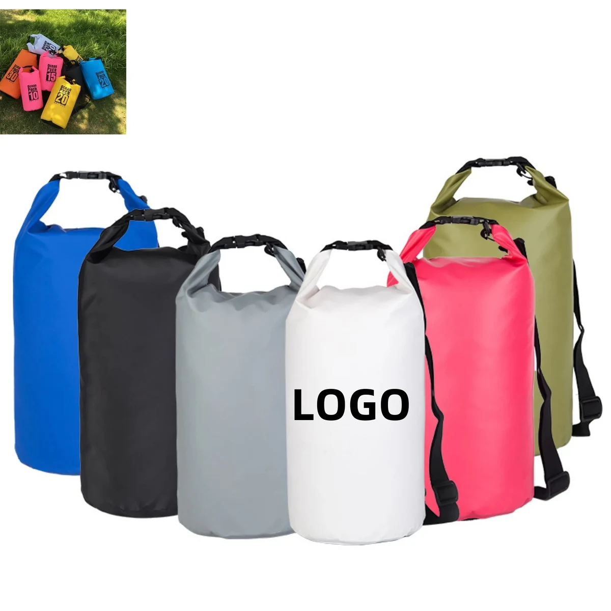 Outdoor Waterproof Large Capacity Bucket Bag 1