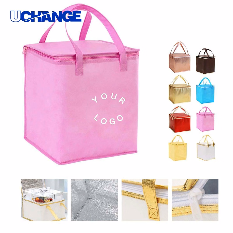 Insulated Cooler Tote Bag Carrier with Zipper Closure