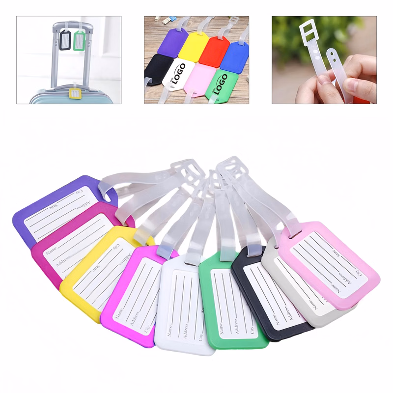 Custom Plastic Luggage Tag For Travel Identification