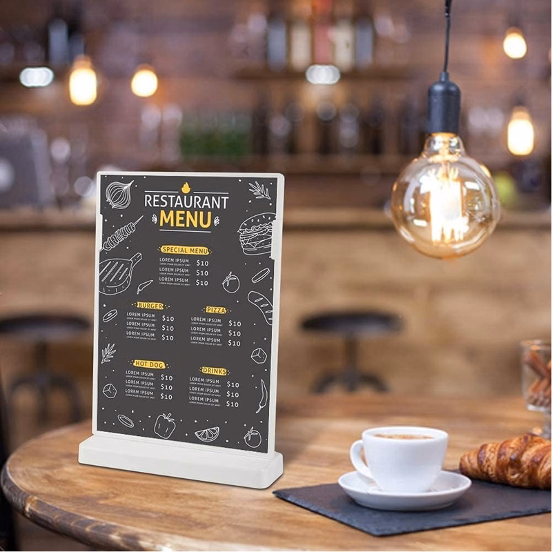 Double-Sided Acrylic Sign Holder ( 4" X 6" )