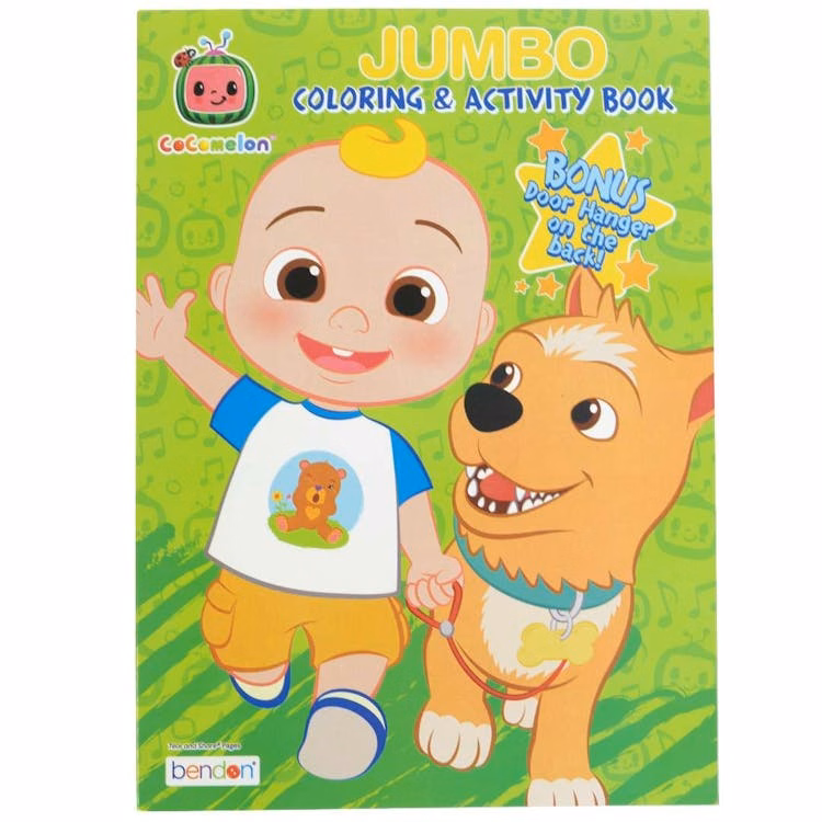 Cocomelon Jumbo Coloring and Activity Books - 80 Pages
