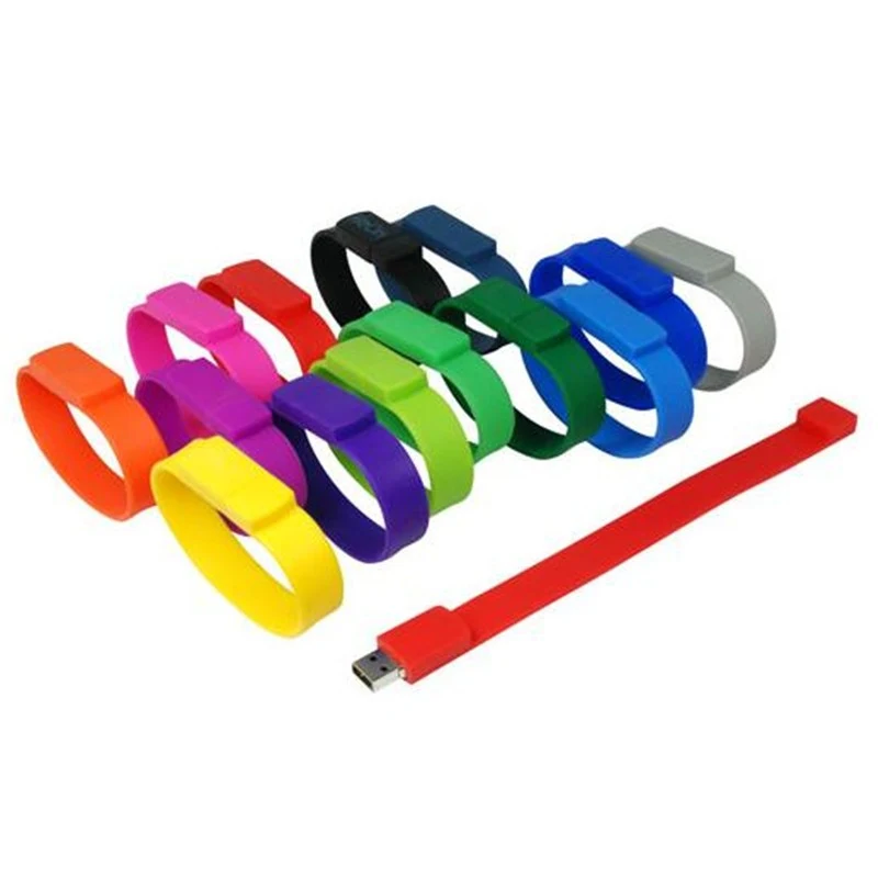 Custom Wristband 1GB USB Flash Drives 1