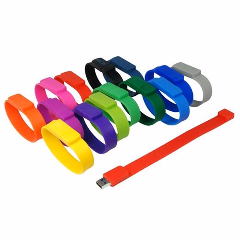 Custom Wristband 1GB USB Flash Drives