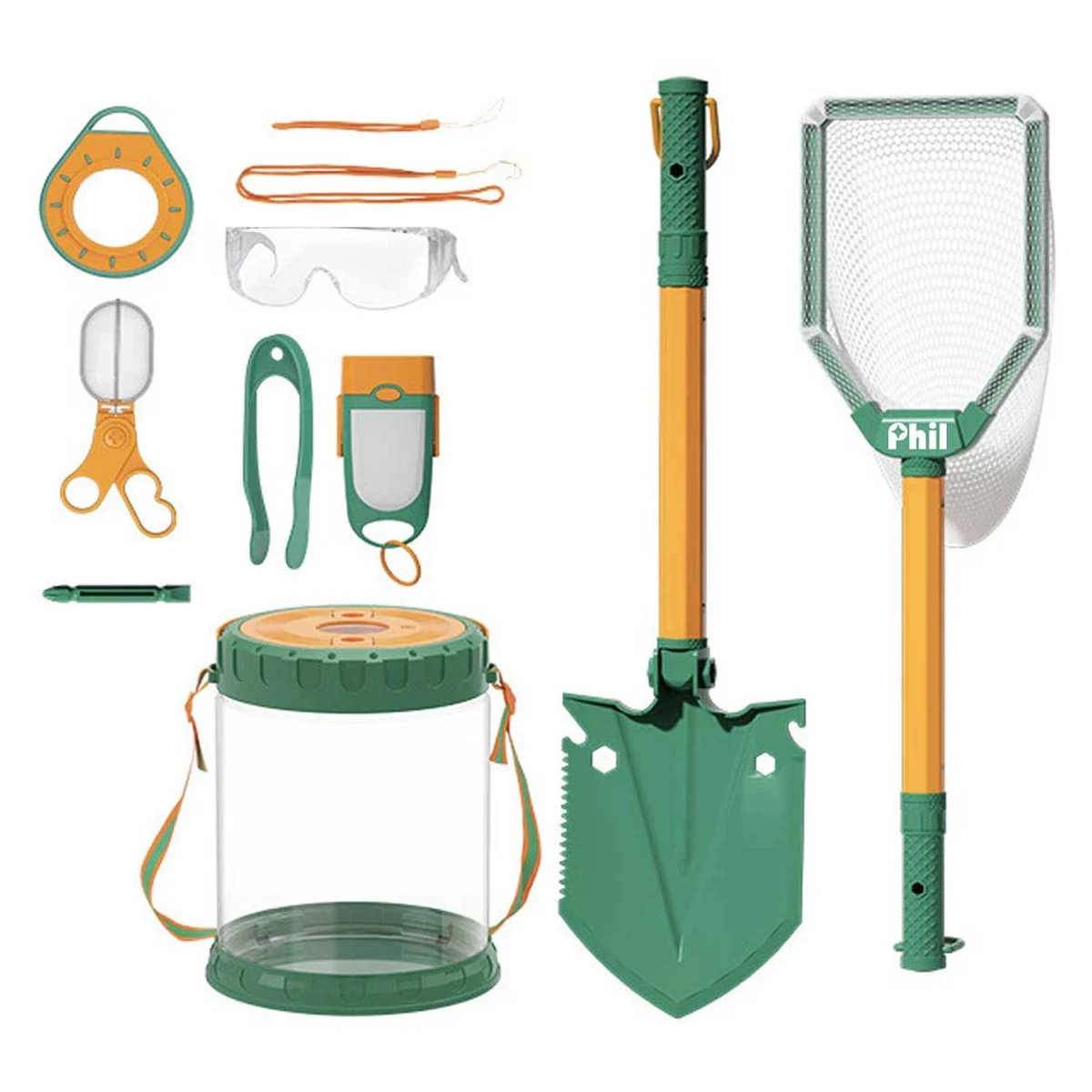 Kids' Clam Rake & Crab Claw Shovel Kit Beach Sand Toy Set 1