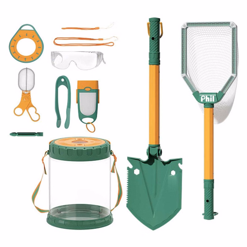 Kids' Clam Rake & Crab Claw Shovel Kit Beach Sand Toy Set