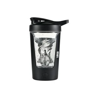 350ml Clear Plastic Sports Water Bottle With Handle 1