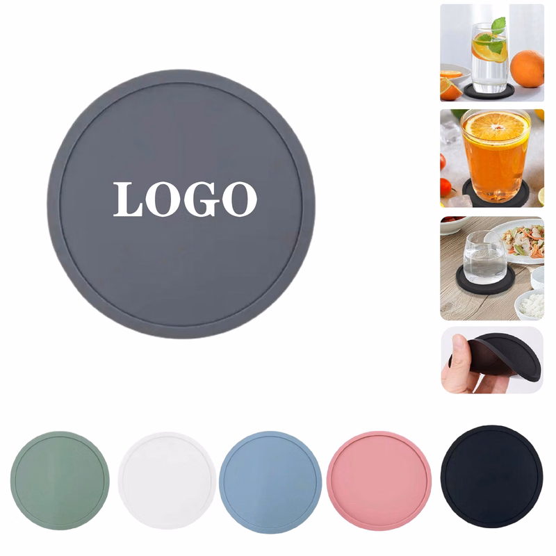 MOQ 5 pcs Silicone Cup Coaster