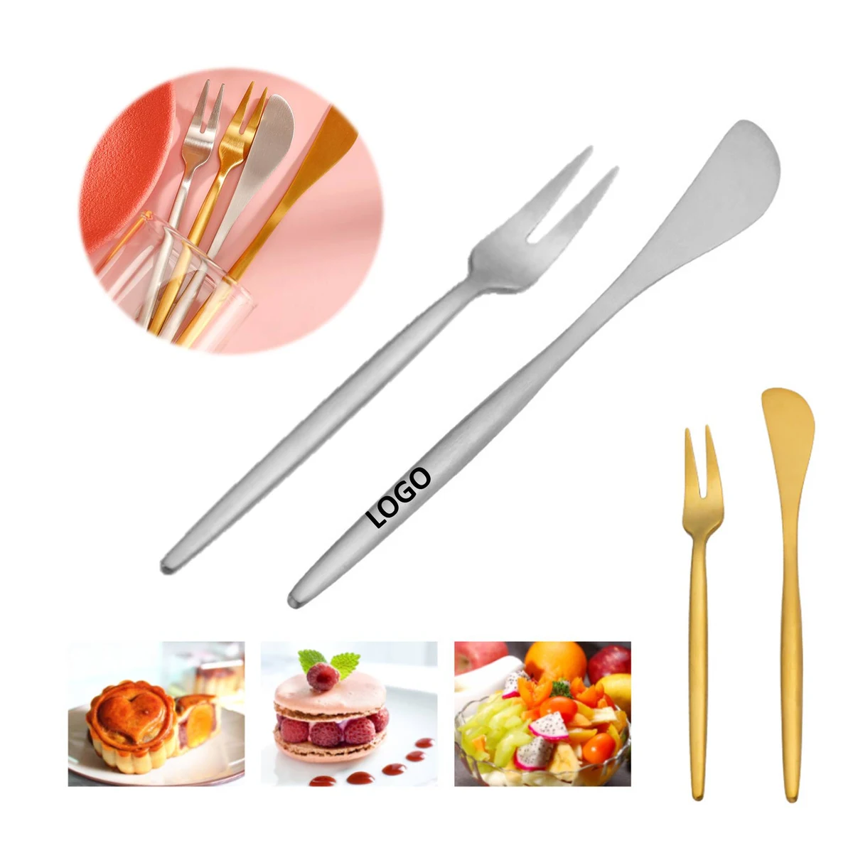 Appetizer Dessert Fork Knife Set 1