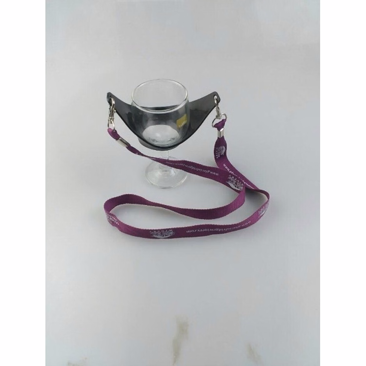 Polyester Lanyard With Wine Holder